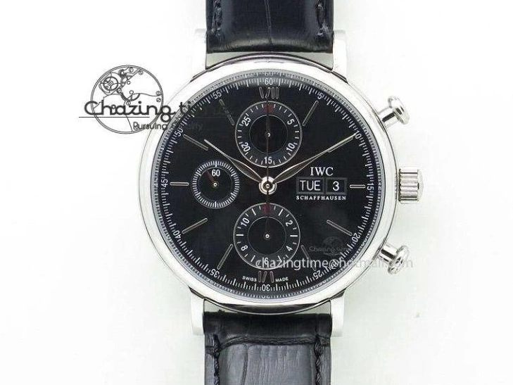 MIROTIME 0116 Supportive Big Pilot IW501008 “Boutique London” SS ZF Best Edition Blue Dial on Blue Leather Strap A 7106